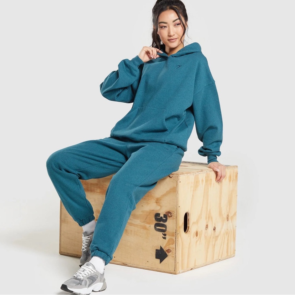 Gymshark Steel Blue Rest Day 3 Piece Set